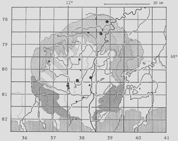 Ceratophyllum demersum - Bestandes-Übersichtskarte Voralpines Inn-Hügelland