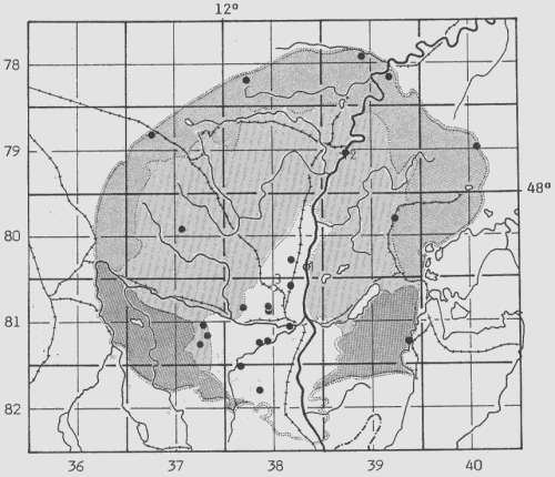 Alopecurus geniculatus - Punkt-Übersichtskarte Voralpines Inn-Hügelland