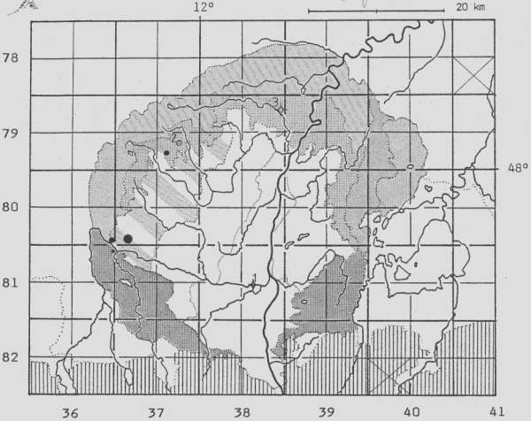 Asperula cynanchica - Bestandes-Übersichtskarte Voralpines Inn-Hügelland